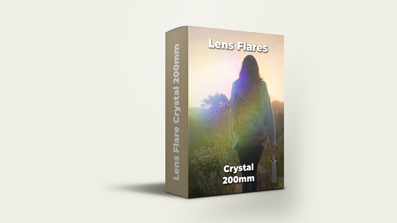 Crystal 200mm Lens Flare Preview Image Box from Content Creator Templates